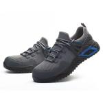 Fly Knitting Safety Shoes For Women Lightweight Steel Toe Shoes