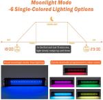 Automatic Switch 7 Colors 36 Inches Rgb Aquarium Light