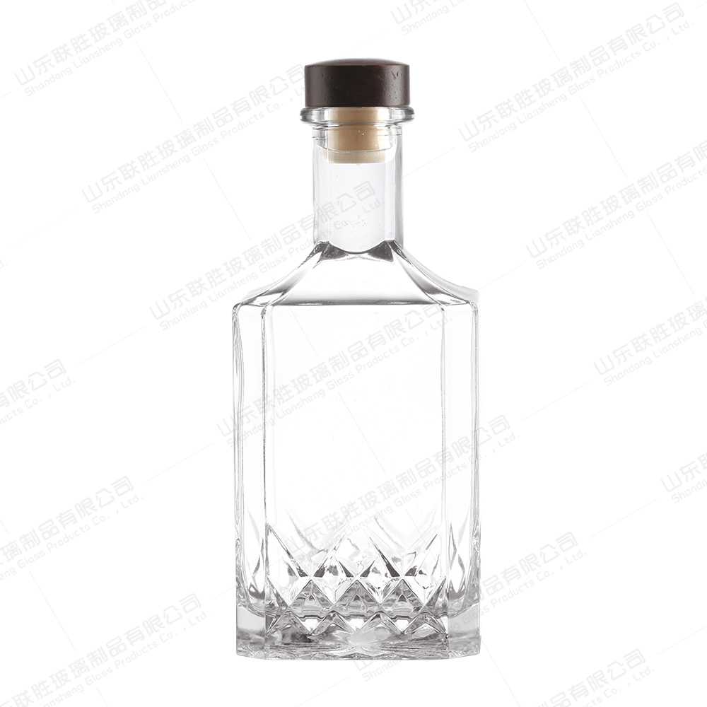 Hot Brandy Wine Glass Bottles Custom 100ml 250ml 350ml 500ml Empty Bottles for Vodka