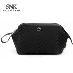 Black Luxury Professional Cosmetic Bag Waterproof Portable Travel