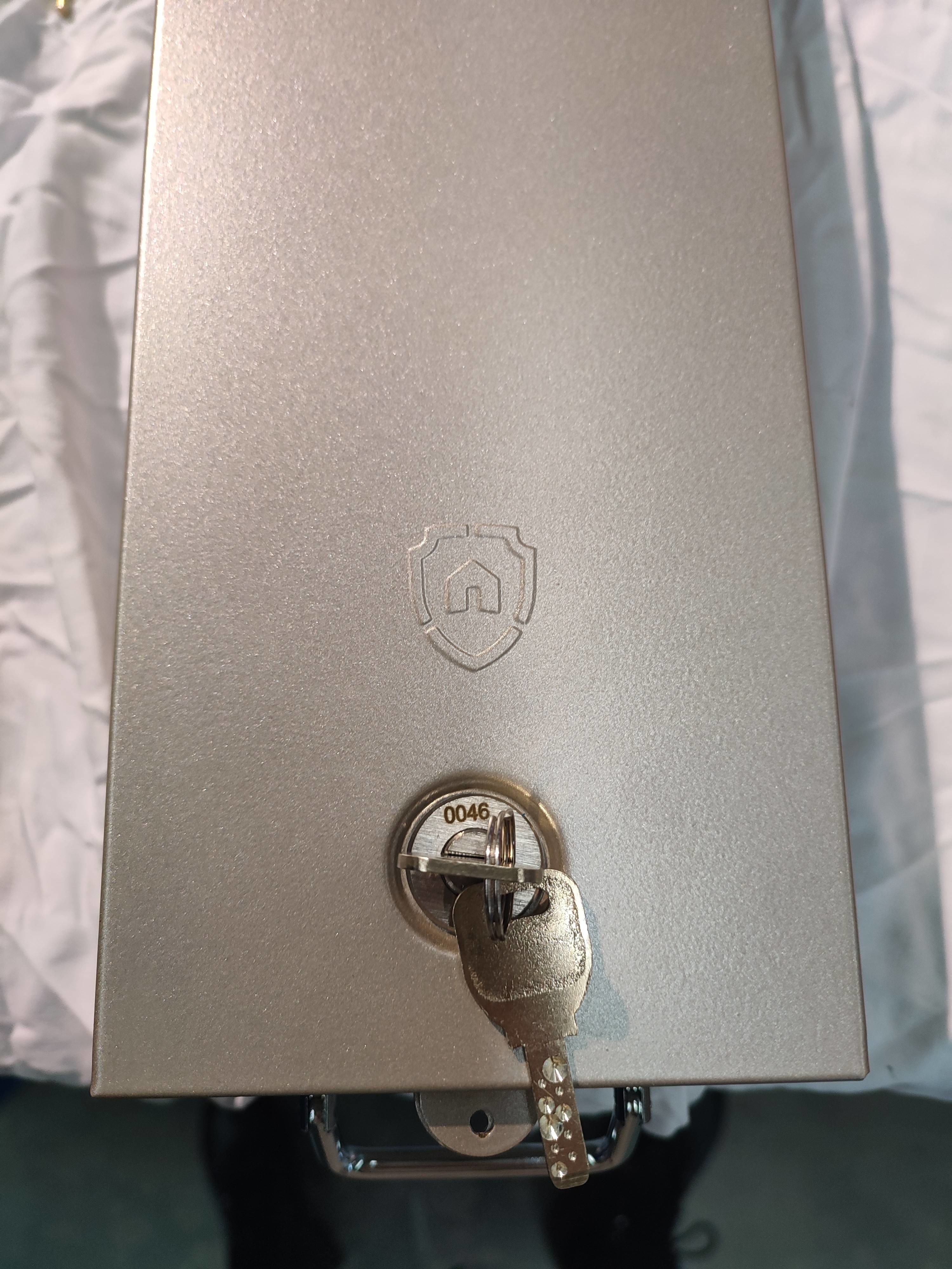 Steel Plate Bank Vault Room Safe Deposit Box 5 Inch X 10 Inch key box