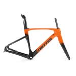 700x40C Carbon Gravel Frameset , 48cm Bike Frame For Gravel Hybrid Cycle