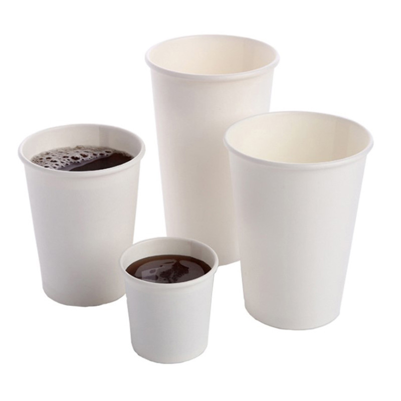 Kraft Paper Custom Disposable Coffee Cups OEM ODM Printed