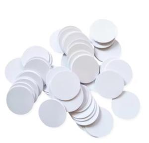 Wholesale Round Coin Tag 125Khz Frequency Waterproof Tk4100 4168 T5577 25mm Mini PVC RFID Chip Card from china suppliers