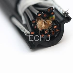 Wholesale Flexible Round Traveling Control Cable for cranes or other appliances RVV(2G)12Cx1.5SQMM in black color from china suppliers