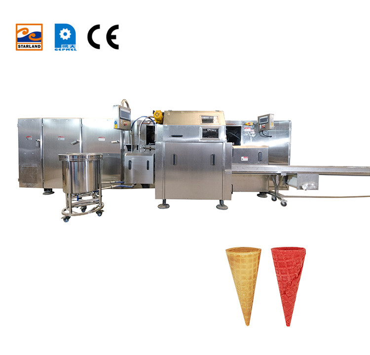 Stainless Steel Ice Cream Cone Machine 2.0hp 10kg / Hour