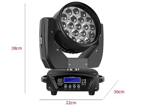 Disco Party Bar Lighting Solutions LitePro DLX Layout 19X15W RGBW Moving Head Lights