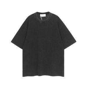 Wholesale OEM maufactory Letter print short -sleeved T -shirt men's summer round neck half -sleeved European and American trend from china suppliers