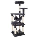 Customized Logo Cat Climbing Frame Wood Material Size 120 * 84 * 84cm