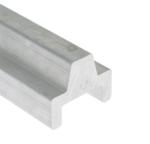 Mechanical Polishing Aluminum Extrusion Profiles For Conductor Guide Rail Parts