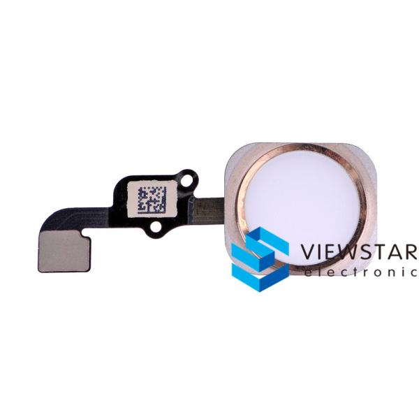Gold Rose Silver Iphone 6s Spare Parts Home Button Assembly With Flex Cable