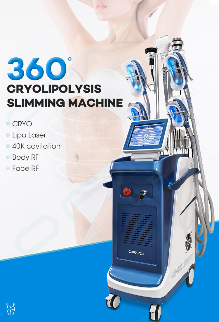 650nm 5 In 1 Vacuum Ultrasonic Cavitation Rf Fat Reduction Laser Lipo Machine