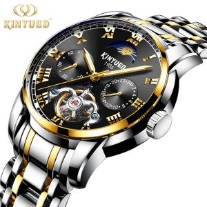Wholesale Black Dial Skeleton Mechanical Watch Automatic Mechanical Watch from china suppliers