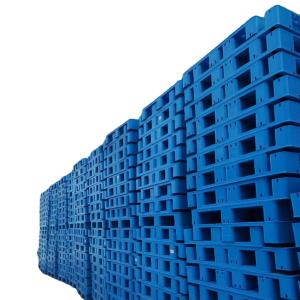 Wholesale OEM Acceptable Euro Pallet Heavy Duty 4Ton Static Plastic Fork Pallet for Storage from china suppliers