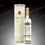 Frosted Flint Glass Bottle 750ML For Vodka Liquor