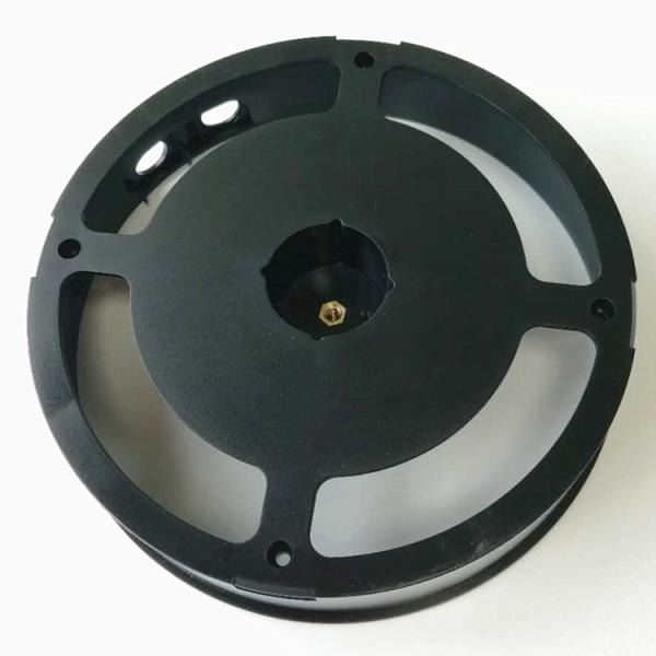 Black Outdoor Injection Molding Plastic Electronic Parts 20~60 HRC For Solar