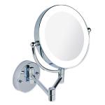 Bathroom accessories Metal Wall Telescopic Double Side Mirror makeup double