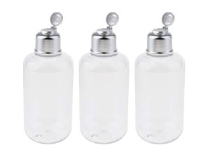 Wholesale 9oz 270ml PET Plastic Bottle For Cosmetic Packaging With Sliver Screw Cap from china suppliers