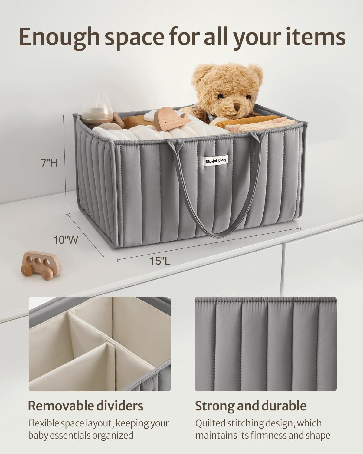 Simplify Your Life as a Parent with Felt Storage Boxes 10 quot x 6.3 quot x 12.5 quot