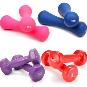 Wholesale Cast Iron Fitness Neoprene Dumbbell Eco 4 Lb Neoprene Hand Weights Prevent Rolling from china suppliers