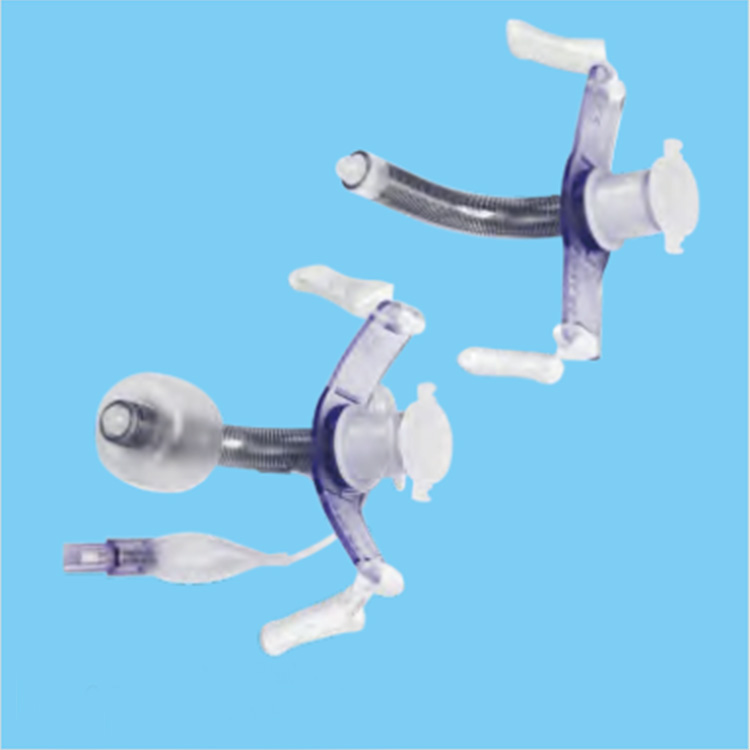 Medical Disposable PVC Sterile Reinforced Tracheotomy Tube with High Volume Low Pressure