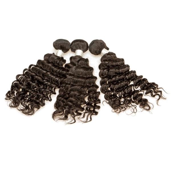 Virgin Human Hair Extension Raw Brazilian Hair Material Big Curly 3 Bundles One