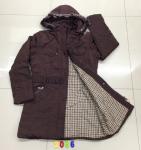2066 ladies padding long jackets stock (coats,blouzes,tops)