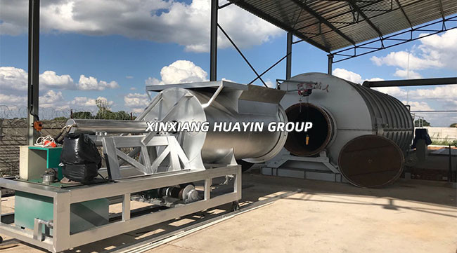 Industrial Waste Tyre Oil Sludge Pyrolysis Plant 10 Ton