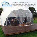 Glamping Luxury Outdoor PVC Dome Hotel House Domes Tent Half Dome Tent For