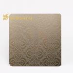 Sustainable Embossed Stainless Steel Sheet Slit Edge For Door Decoratve