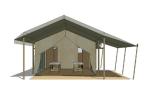 Waterproof Aluminum Alloy Hotel Bell Tent 12x20m For 160 People Catering Event