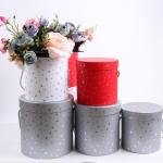 Flower Recyclable Paper Cylinder Gift Boxes Packaging 1.0 - 3.0mm Paper