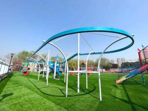Wholesale Non Powered Steel Interactive Playground Equipment Zipline Roller Coaster Equipment For Amusement from china suppliers