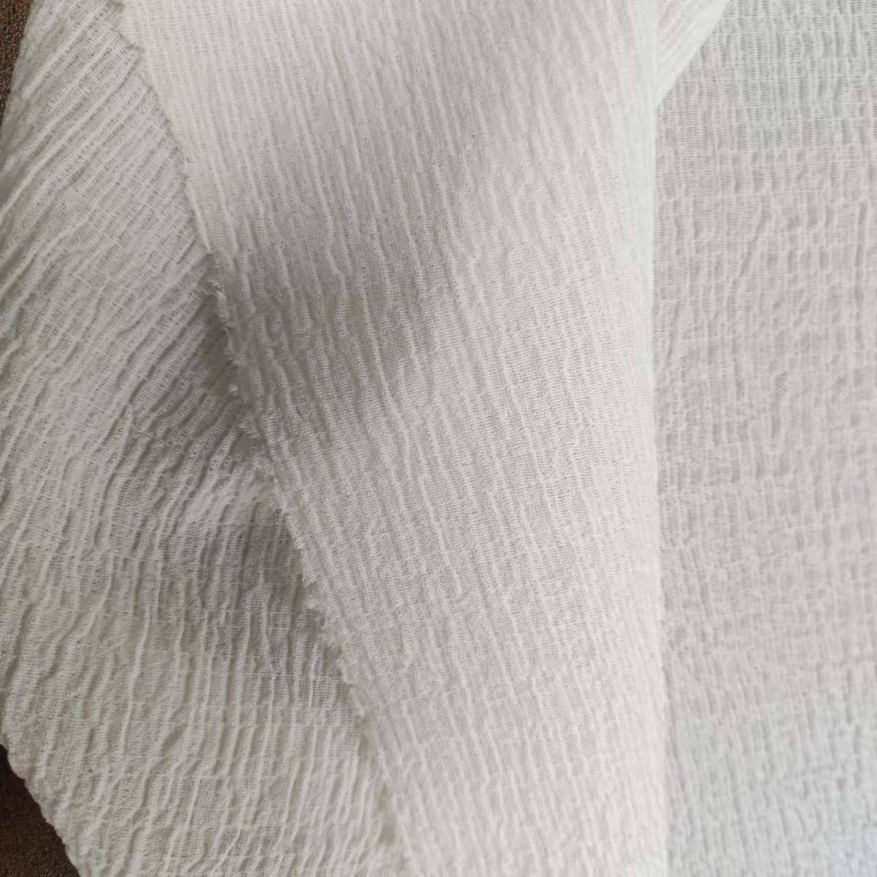 90 G 100% Polyester Dyed Chiffon Fabric Dress Shirt Breathable