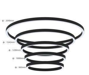 Wholesale Round Aluminum LED Channel For LED Strip Lights Bendable Black Color from china suppliers
