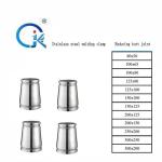 Weld clamp Stainless Steel Grooved Fittings GB Standard Eco-friendly