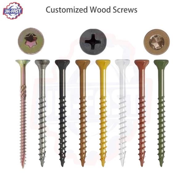 Black Plastic Brass Carbon Stainless Steel Self Tapping Drilling Roofing Tek