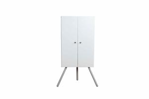 Wholesale Durable Cube Small Corner Cabinet Adjustable Panel With Doors / Legs 15KG from china suppliers