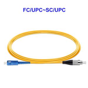 Wholesale 1M 100M Single Mode Fiber Optic Cable , FC UPC SC UPC Single Core Fibre Optic Pigtails from china suppliers