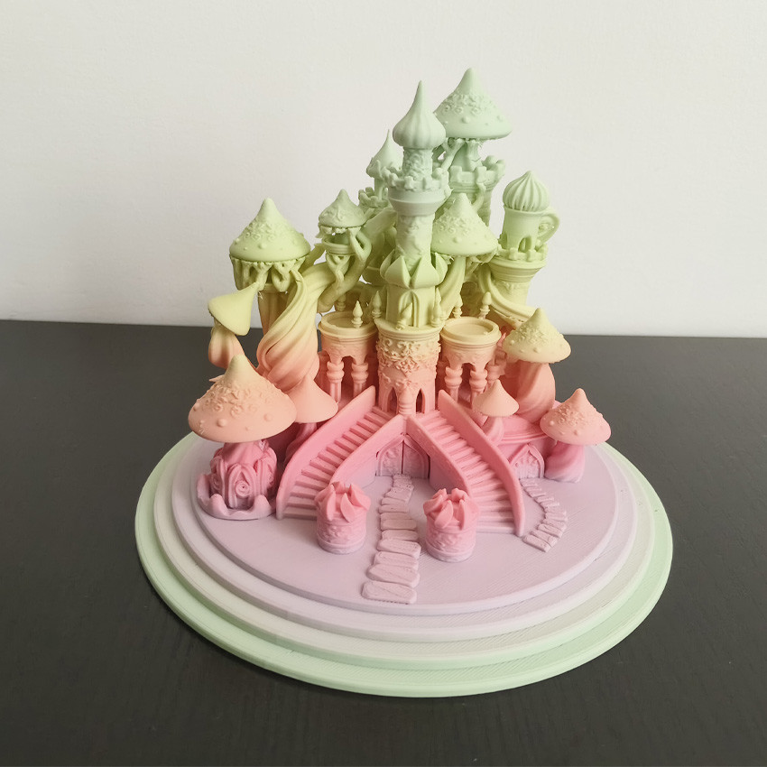 IBOSS PLA+ High Toughness 3D Printing Filament 1KG Rainbow Frosted Ice Cream PLA+ Filament