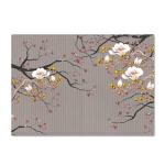 99.1*152.4cm Flower Pattern Room Rugs Washable Dining Room Floor Mat Floor