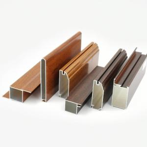 Wholesale Israel Libya 6063 T3 Aluminium Kitchen Profile Wooden Color from china suppliers