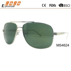 Wholesale Hot Sale Metal Sunglasses , UV 400 protection lens,suitable for men and women from china suppliers