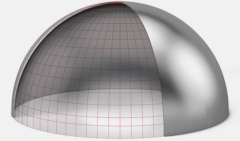 304 Conical Head for Pressure Vessel Casting of Copper Material and Industry