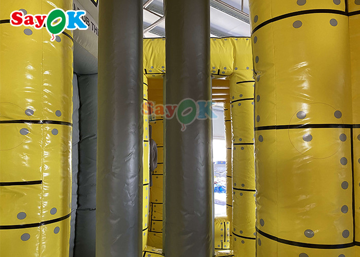 OEM Bank Vault Interactive Inflatable Game Inflatable IPS Shooting Game