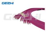 MPO Female to LC UPC Duplex OM4 Breakout Cable 8 12 24 Core Fiber Optic Cable