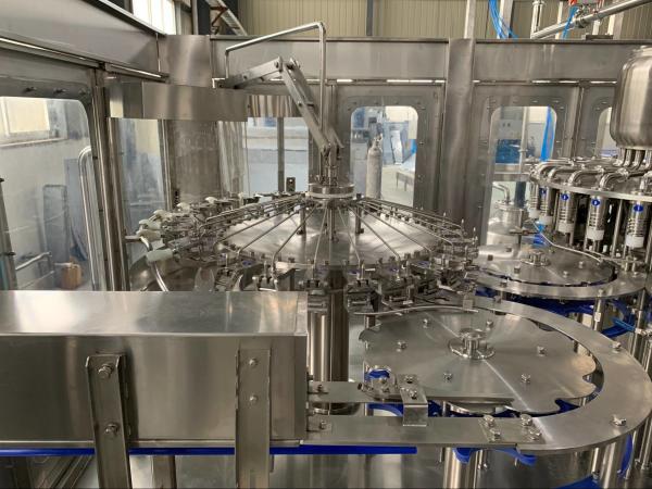 Auto Rotary Beverage Filling Equipment For Liquid Bottling , Stainless Steel