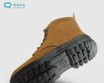 Cowhide Fabric PU Leather 46 Yards Esd Safety Footwear
