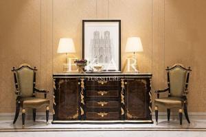 Wholesale Barcelona 2 Door 4 Drawer Sideboard Oak Designer Sideboard For Living Room Antique Solid W from china suppliers
