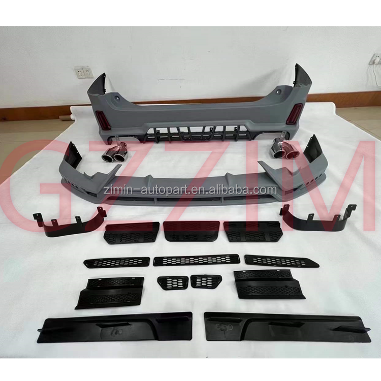 Car Bodykit Front And Rear Bumper Lip For Toyota Alphard 2015-2018